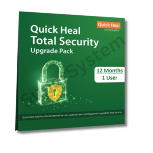Quick Heal Total Security Renewal 1U 1Y antivirus software for 1 PC one year protection